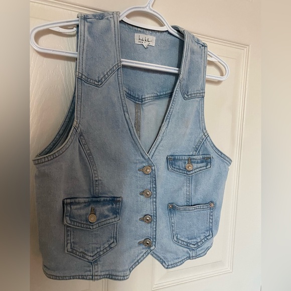 Nicole Miller Jean Vest - Picture 2 of 11